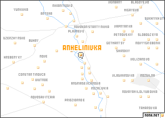 map of Anhelinivka