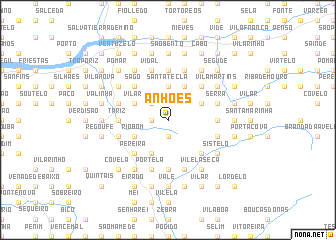 map of Anhões