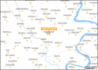 map of Anhŭksu