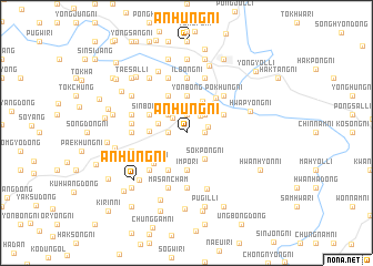 map of Anhŭng-ni