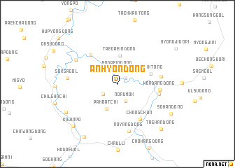 map of Anhyŏn-dong