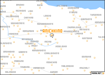 map of Anichkino