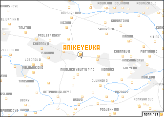 map of Anikeyevka