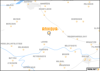 map of Anikova