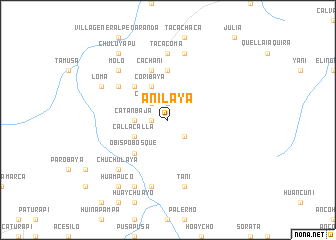 map of Añilaya