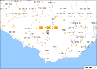 map of Animakrom