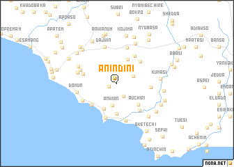 map of Anindini