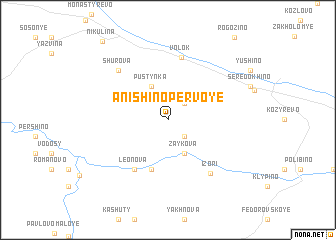 map of Anishino Pervoye