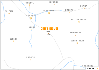 map of Anıtkaya