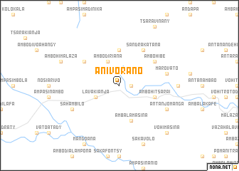map of Anivorano