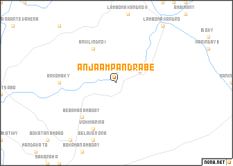 map of Anja-Ampandrabe