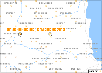 map of Anjahamarina