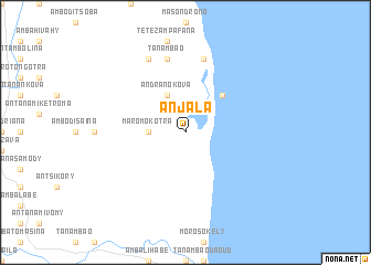 map of Anjala