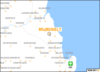 map of Anjavikely