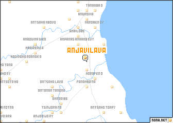 map of Anjavilava