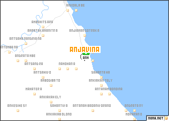 map of Anjavina