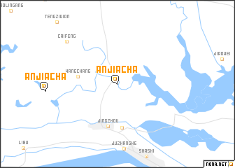 map of Anjiacha