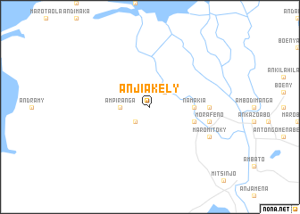 map of Anjiakely