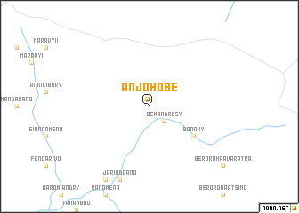 map of Anjohobe