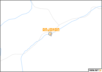 map of Anjoman