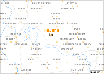 map of Anjoma