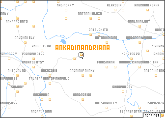 map of Ankadinandriana