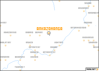 map of Ankazomanga