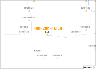 map of Ankazomateila
