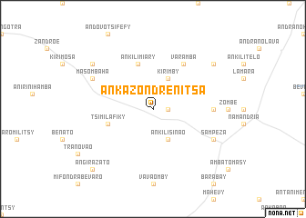 map of Ankazondrenitsa