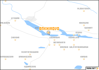 map of Ankhimovo