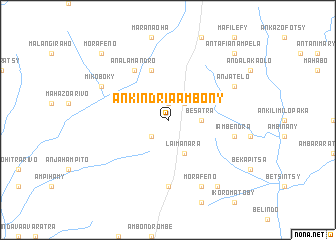 map of Ankindria Ambony