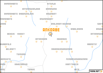map of Ankoabe