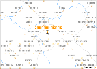 map of Ankonahogong