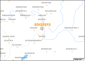 map of Ankorefa