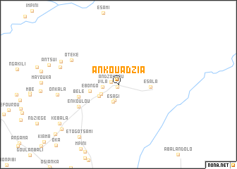map of Ankouadzia