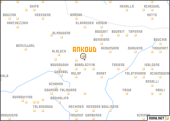 map of ʼAnkoûd