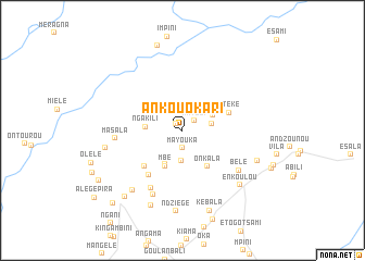 map of Ankouokari