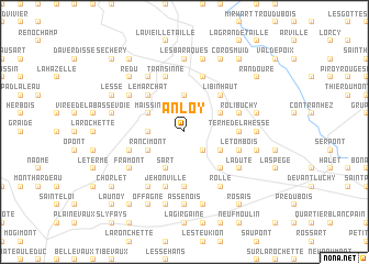 map of Anloy