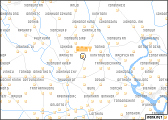 map of An Mỹ