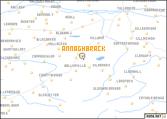map of Annaghbrack