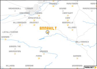 map of Annahilt