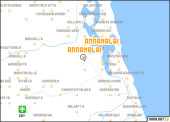 map of Annamalai