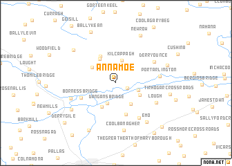 map of Annamoe