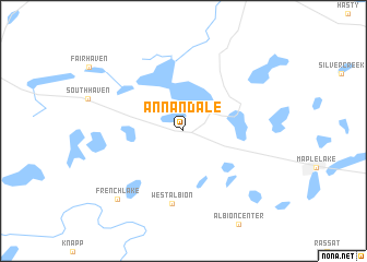 map of Annandale
