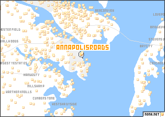 map of Annapolis Roads