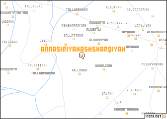 map of An Nāşirīyah ash Sharqīyah