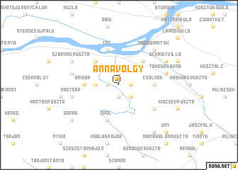 map of Annavölgy