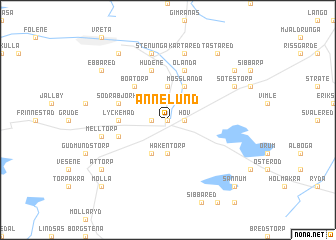 map of Annelund