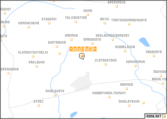 map of Annenka