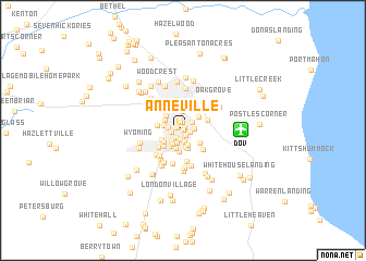 map of Anneville